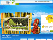 Tablet Screenshot of keralatours.com